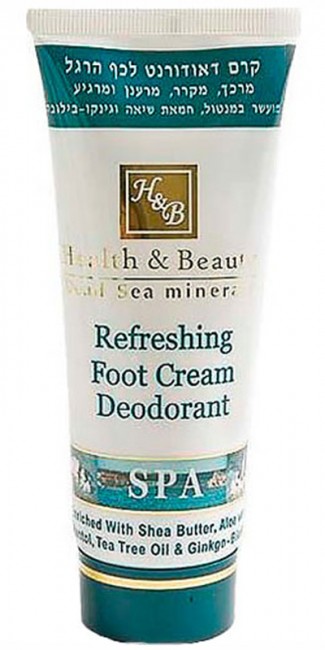 Health and Beauty Крем-дезодорант для ног с охлаждающим эффектом, 100 мл Health and Beauty Крем-дезодорант для ног с охлаждающим эффектом, 100 мл