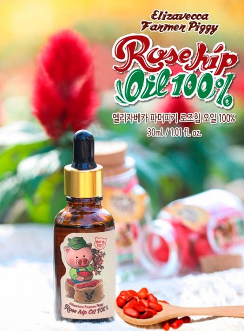 Elizavecca Farmer Piggy Rosehip Oil 100% Сыворотка для лица с маслом шиповника, 30 мл Elizavecca Farmer Piggy Rosehip Oil 100% Сыворотка для лица с маслом шиповника, 30 мл