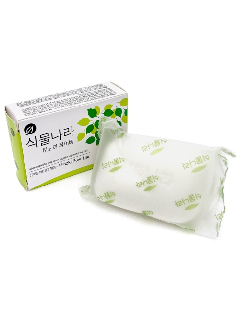LION Туалетное мыло с экстрактом японского кипариса Botanic Nation Hinoki Pure Bar, 100 г LION Туалетное мыло с экстрактом японского кипариса Botanic Nation Hinoki Pure Bar, 100 г