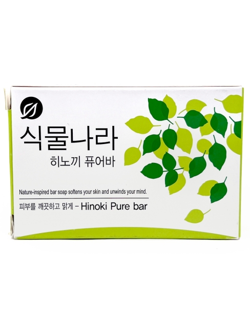LION Туалетное мыло с экстрактом японского кипариса Botanic Nation Hinoki Pure Bar, 100 г LION Туалетное мыло с экстрактом японского кипариса Botanic Nation Hinoki Pure Bar, 100 г