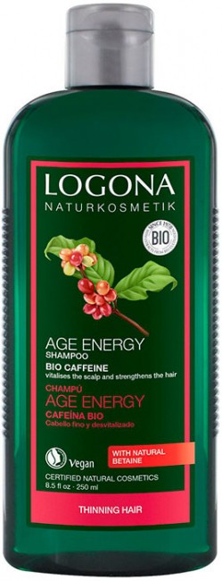 Logona Шампунь для укрепления волос с био-кофеином, 250 мл