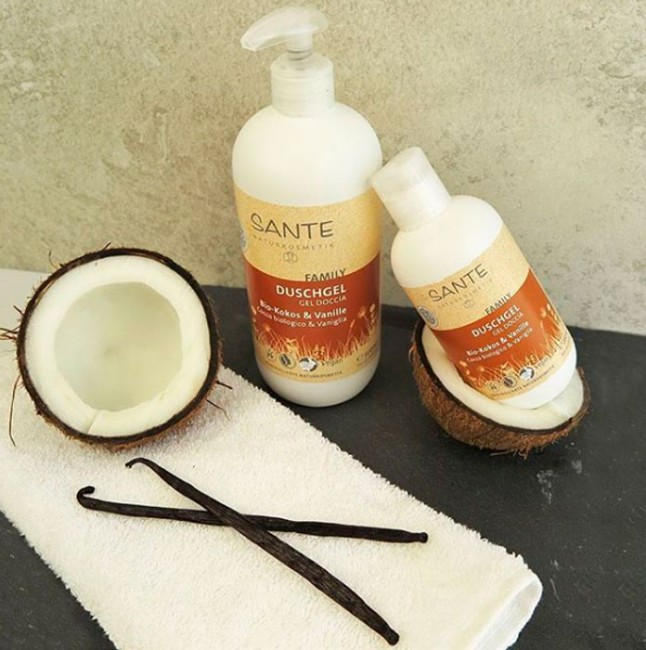 Sante Naturkosmetik Гель для душа Био-кокос и ваниль, 500 мл