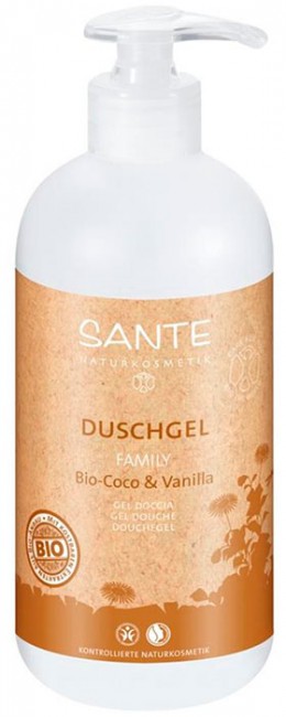 Sante Naturkosmetik Гель для душа Био-кокос и ваниль, 500 мл