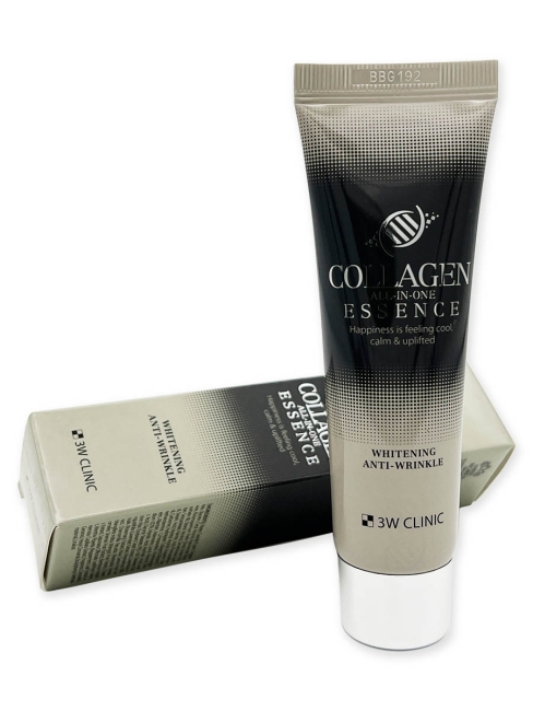 3W Clinic Эссенция для лица с коллагеном осветляющая Collagen All-In-One Essence Whitening Anti-Wrinkle, 60 мл 3W Clinic Эссенция для лица с коллагеном осветляющая Collagen All-In-One Essence Whitening Anti-Wrinkle, 60 мл