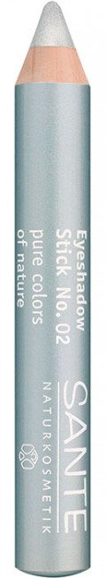 Sante Eyeshadow Stick Тени-карандаш для век № 02 Серебряный, 3,2 г Sante Eyeshadow Stick Тени-карандаш для век № 02 Серебряный, 3,2 г