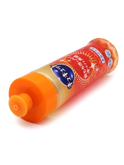 KAO Средство для мытья посуды с ароматом апельсина, быстрое смывание CuCute Orange, 220 мл