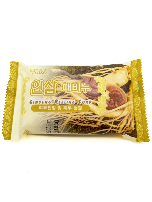 Rose Мыло-пилинг с женьшенем Ginseng Peeling Soap, 150 г