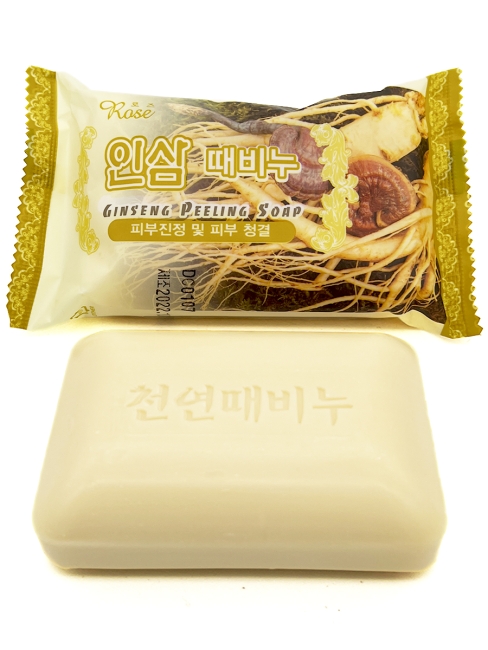 Rose Мыло-пилинг с женьшенем Ginseng Peeling Soap, 150 г