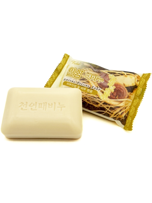 Rose Мыло-пилинг с женьшенем Ginseng Peeling Soap, 150 г
