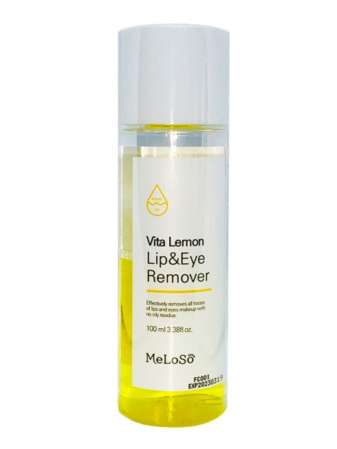 Meloso Средство для снятие макияжа с эффектом осветления Vita lemon Lip & Eye Remover, 100 мл