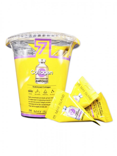 May Island Сыворотка для лица с коллагеном 7 Days Highly Concentrated Collagen Ampoule, 12*3 г