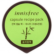 Innisfree Capsule Recipe Pack Bamboo Sleeping Pack Ночная маска для лица с экстрактом бамбука, 10 мл