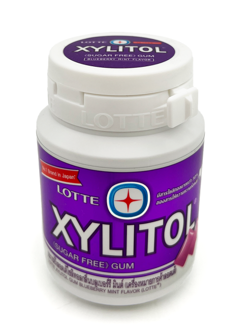 LOTTE Жевательная резинка с ксилитолом без сахара освежающая Голубика и Мята Xylitol Blueberry Mint Flavor, 52 г LOTTE Жевательная резинка с ксилитолом без сахара освежающая Голубика и Мята Xylitol Blueberry Mint Flavor, 52 г