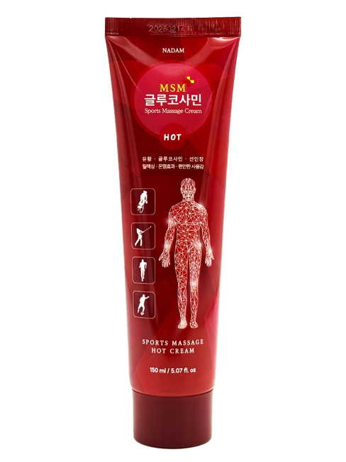 Nadam Крем для спортивного массажа cогревающий с глюкозамином Cream Hot Sports Massage Glucosamine, 150 мл Nadam Крем для спортивного массажа cогревающий с глюкозамином Cream Hot Sports Massage Glucosamine, 150 мл