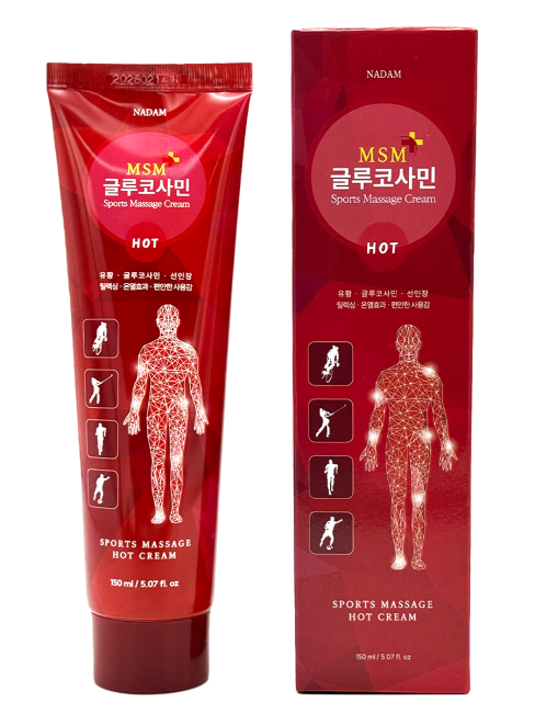 Nadam Крем для спортивного массажа cогревающий с глюкозамином Cream Hot Sports Massage Glucosamine, 150 мл Nadam Крем для спортивного массажа cогревающий с глюкозамином Cream Hot Sports Massage Glucosamine, 150 мл