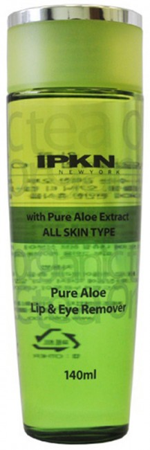 IPKN NEWYORK Pure Aloe Lip & Eye Remover Двухфазная жидкость для снятия макияжа с губ и глаз с экстрактом алоэ, 140 мл IPKN NEWYORK Pure Aloe Lip & Eye Remover Двухфазная жидкость для снятия макияжа с губ и глаз с экстрактом алоэ, 140 мл