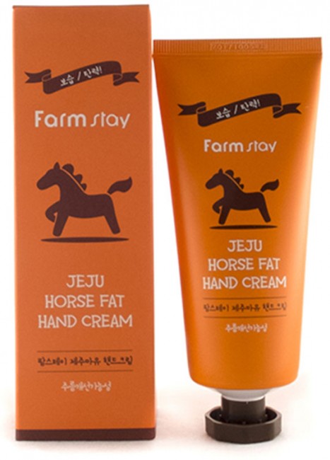 FarmStay Jeju Horse Fat Hand Cream Крем для рук с экстрактом конского жира, 100 г FarmStay Jeju Horse Fat Hand Cream Крем для рук с экстрактом конского жира, 100 г