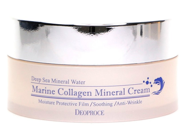 Deoproce Marine Collagen Mineral Cream Омолаживающий крем с морским коллагеном, 100 мл Deoproce Marine Collagen Mineral Cream Омолаживающий крем с морским коллагеном, 100 мл