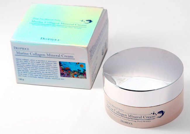 Deoproce Marine Collagen Mineral Cream Омолаживающий крем с морским коллагеном, 100 мл Deoproce Marine Collagen Mineral Cream Омолаживающий крем с морским коллагеном, 100 мл