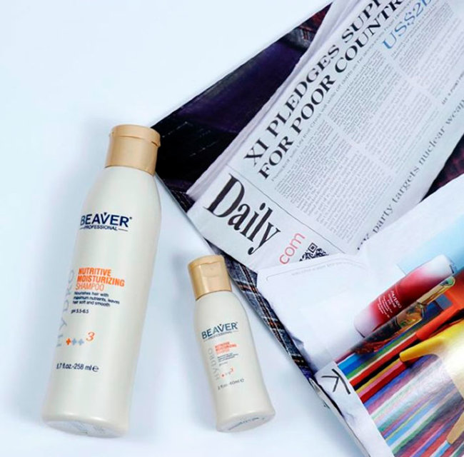 Beaver Professional Nutritive Moisturizing Shampoo Шампунь питающий и увлажняющий, 258 мл