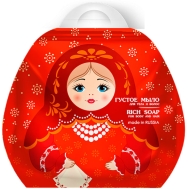 Кафе красоты Le Cafe Mimi Густое мыло для волос и тела Матрёшка, 100 мл