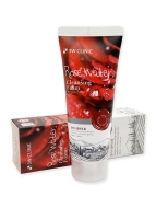 3W Clinic Пенка для умывания натуральная с розовой водой Rose Water Cleansing Foam, 100 мл