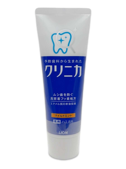 LION Премиум Зубная паста комплексного действия Clinica "Mild Mint" с легким ароматом мяты, 130 г