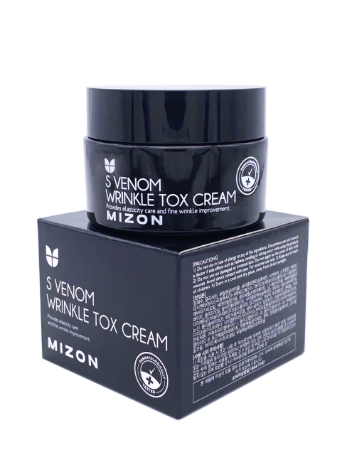 MIZON Крем для лица с экстрактом яда храмовых змей S Venom Wrinkle Tox Cream, 50 мл MIZON Крем для лица с экстрактом яда храмовых змей S Venom Wrinkle Tox Cream, 50 мл