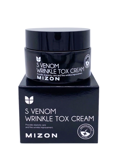 MIZON Крем для лица с экстрактом яда храмовых змей S Venom Wrinkle Tox Cream, 50 мл MIZON Крем для лица с экстрактом яда храмовых змей S Venom Wrinkle Tox Cream, 50 мл