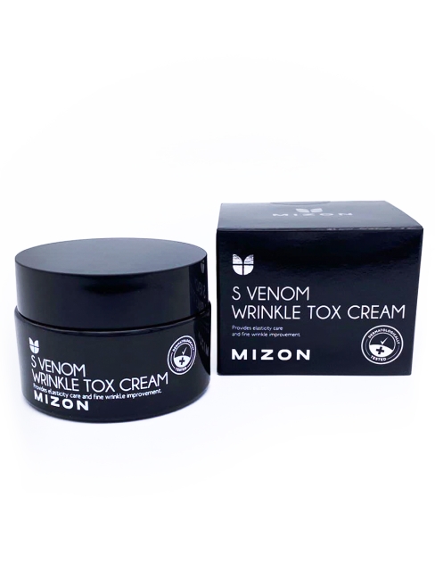MIZON Крем для лица с экстрактом яда храмовых змей S Venom Wrinkle Tox Cream, 50 мл MIZON Крем для лица с экстрактом яда храмовых змей S Venom Wrinkle Tox Cream, 50 мл