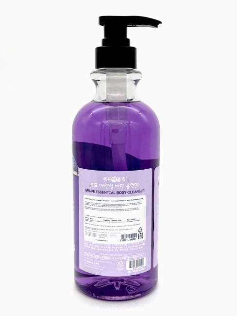 FoodaHolic Гель для душа с экстрактом винограда Essential Body Cleanser Grape, 750 мл