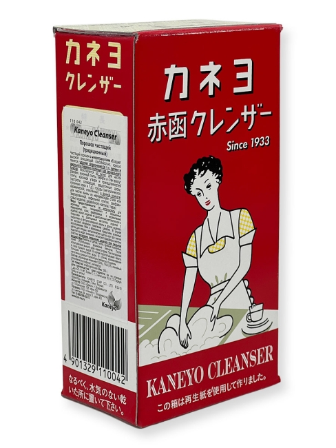 Kaneyo Порошок чистящий для кухни и ванной с микрогранулами картонная коробка Cleanser, 350 г Kaneyo Порошок чистящий для кухни и ванной с микрогранулами картонная коробка Cleanser, 350 г