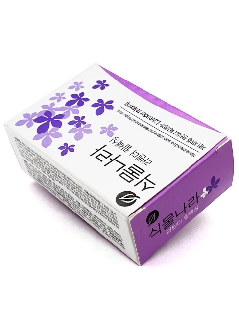 LION Туалетное мыло расслабляющее с экстрактом лаванды Botanic Nation Lavender Relaxing, 100 г