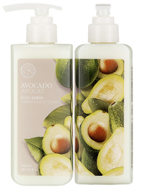 THE FACE SHOP Avocado Body Lotion Лосьон для тела с экстрактом авокадо, 300 мл