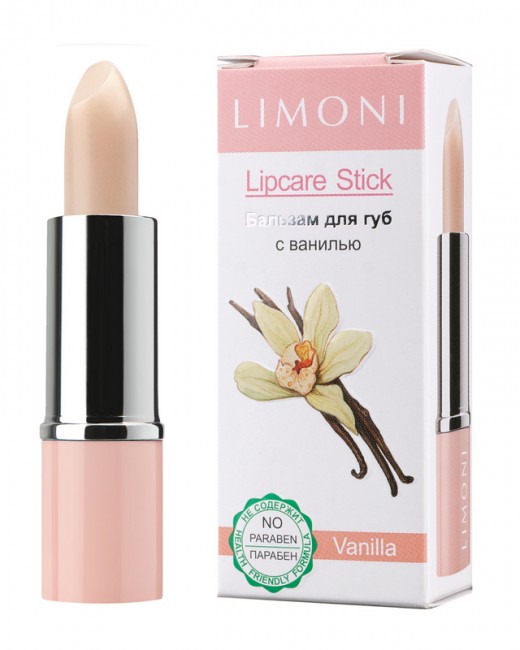 LIMONI Lipcare Stick Бальзам для губ 02-Ваниль, 4,5 г LIMONI Lipcare Stick Бальзам для губ 02-Ваниль, 4,5 г
