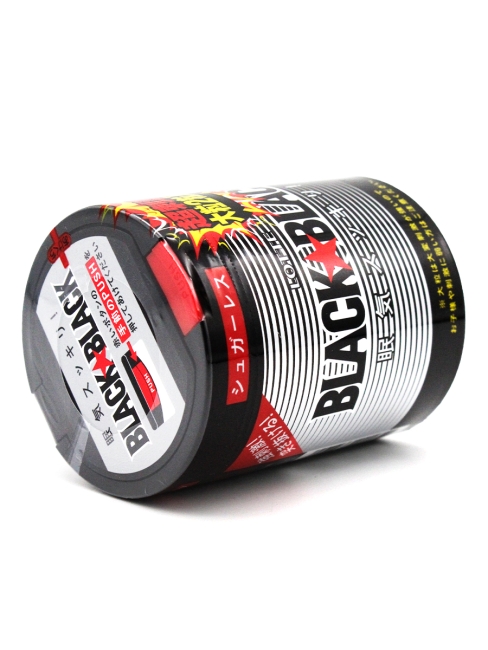 LOTTE Жевательная резинка с кофеином в банке Black Black One-Push Bottle, 133 г 