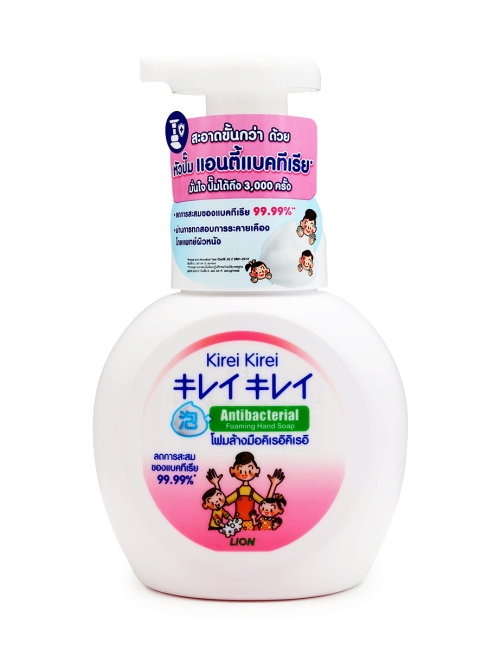 LION Жидкое анибактериальное мыло-пенка для всей семьи Kirei Kirei Family Foaming Hand Soap, 250 мл LION Жидкое анибактериальное мыло-пенка для всей семьи Kirei Kirei Family Foaming Hand Soap, 250 мл