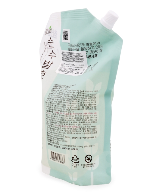 LION Средство для мытья посуды, овощей и фруктов Горные травы Charmgreen Pure Fermentation Plant Refill, 1200 мл