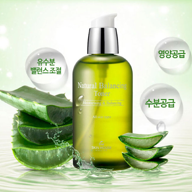 The Skin House Aloe Fresh Toner Успокаивающий тонер с экстрактом алое, 130 мл