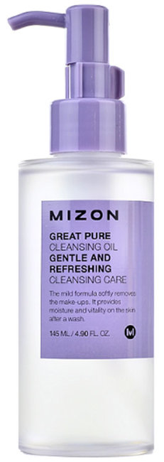 MIZON Great Pure Cleansing Oil Гидрофильное масло для снятия макияжа, 145 мл MIZON Great Pure Cleansing Oil Гидрофильное масло для снятия макияжа, 145 мл