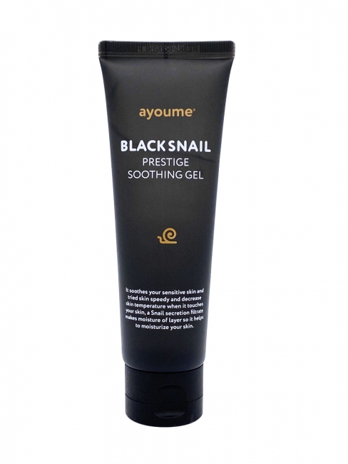 Ayoume Гель для лица с муцином черной улитки Black Snail Prestige Soothing Gel, 120 мл Ayoume Гель для лица с муцином черной улитки Black Snail Prestige Soothing Gel, 120 мл