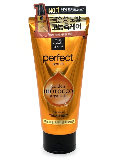 Mise en Scene Маска для волос питательная с маслом арганы Perfect Serum Treatment Pack, 330 мл Mise en Scene Маска для волос питательная с маслом арганы Perfect Serum Treatment Pack, 330 мл