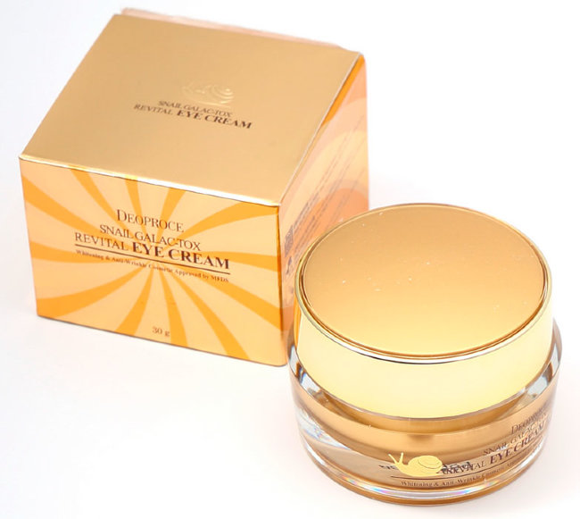 Deoproce Snail Galac-Tox Revital Eye Cream Крем для век с муцином улитки, 30 г