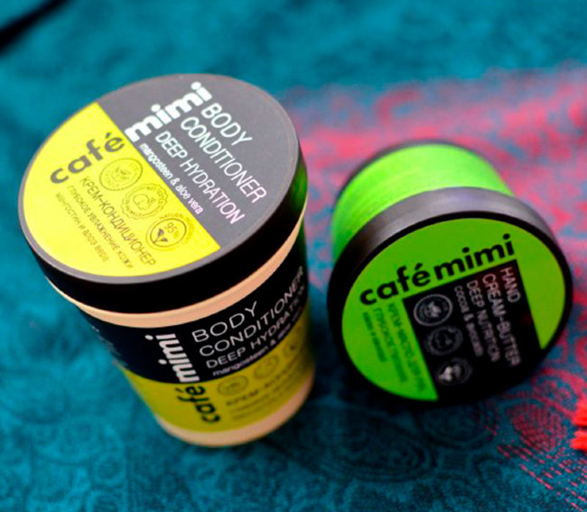 Кафе красоты Le Cafe Mimi Крем-Кондиционер для тела Глубокое увлажнение кожи, 220 мл