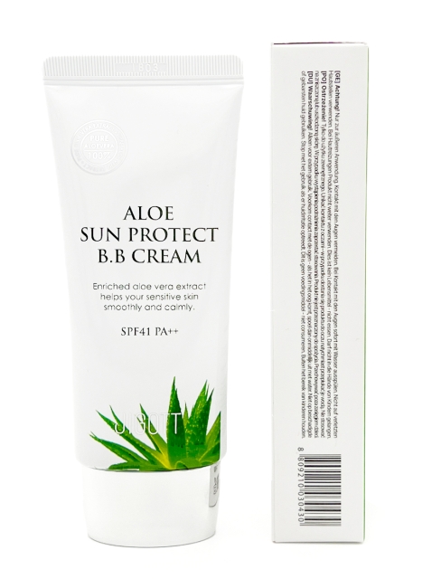 Jigott ВВ-крем с экстрактом алоэ Aloe Sun Protect BB Cream SPF41 PA++, 50 мл Jigott ВВ-крем с экстрактом алоэ Aloe Sun Protect BB Cream SPF41 PA++, 50 мл