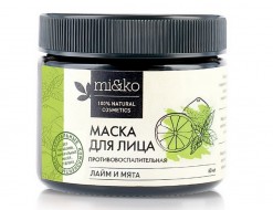 MiKo Маска для лица Лайм и Мята противовоспалительная, 60 мл