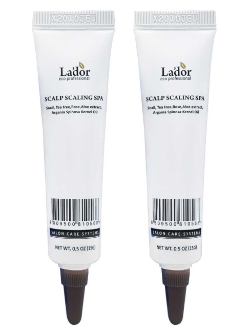 La'dor Набор пилингов для кожи головы Scalp Scaling Spa, 2 шт*15 г La'dor Набор пилингов для кожи головы Scalp Scaling Spa, 2 шт*15 г