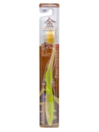 EQ MaxOn Зубная щетка для детей от 7 лет с ионами золота, мягкая Зеленая Wellbeing Junior Green, 1 шт