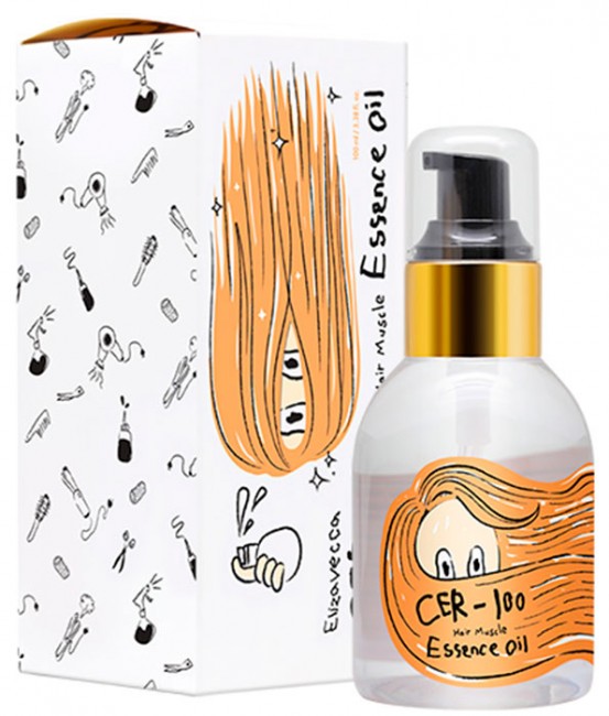 Elizavecca CER-100 Hair Muscle Essence Oil Эссенция для волос с коллагеном, 100 мл