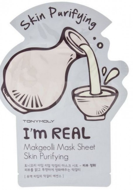 TONYMOLY I’m Real Makgeolli Mask Sheet Moisturizing Тканевая увлажняющая маска с экстрактом макколи, 21 г TONYMOLY I’m Real Makgeolli Mask Sheet Moisturizing Тканевая увлажняющая маска с экстрактом макколи, 21 г